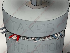 Inflation taxes